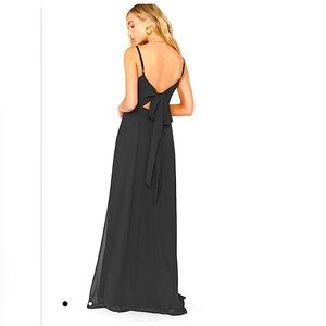 Show me your mumu - black bridesmaid dress